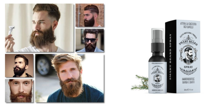 Smart Beard Spray: lozione in spray per ricrescita sana di barba e baffi con effetto ammorbidente, funziona davvero? Recensioni, opinioni e dove comprarlo